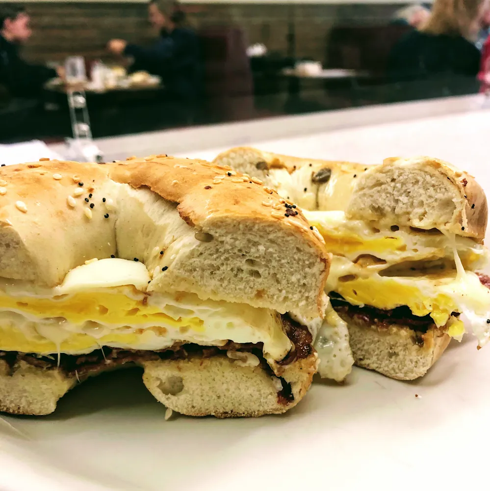 Everything Bagel w Bacon